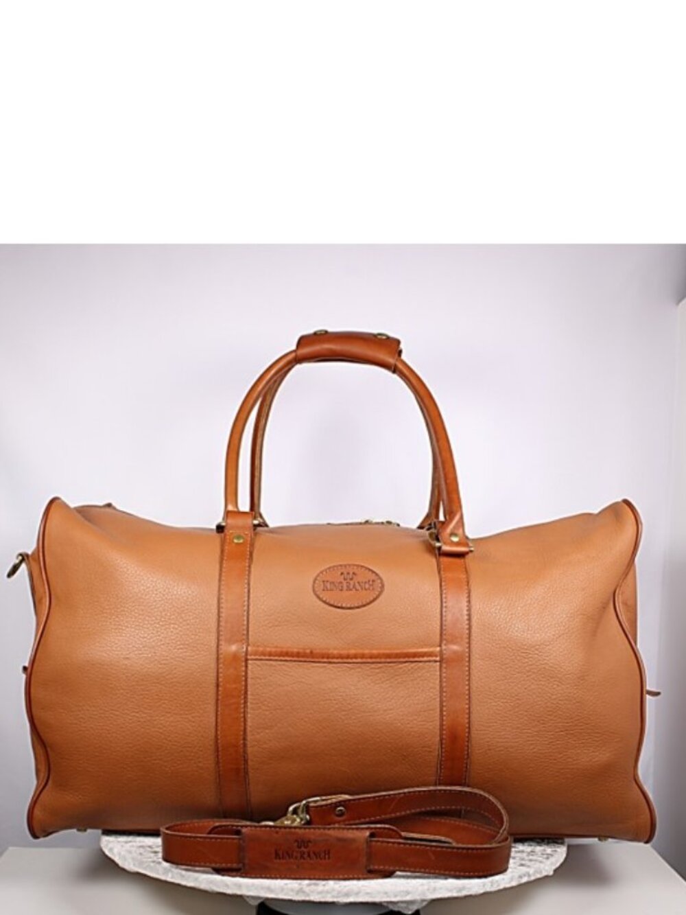 King Ranch Leather Compañero Duffle Bag Rio 24" Full Grain Leather